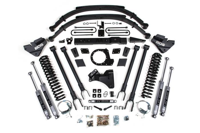 BDS Suspension - BDS Suspension Up the ante of your 2017-2019 Ford F250 and F350 Super Duty diesel truck to the next level with this 8-inch 4-Link lift kit from BDS. Designed to improve stance, performance, and capability, this kit includes everything necessary to set