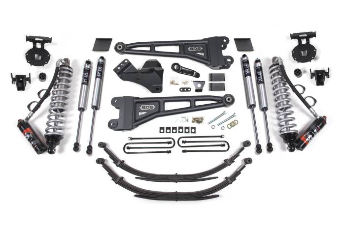 BDS Suspension - BDS Suspension Built to outperform, upgrade your 2011-2016 Ford Super Duty F250 and F350 diesel truck to the next level with this 6-inch radius arm lift kit with FOX Performance Elite coil-over conversion from BDS. Designed to improve stance, performan