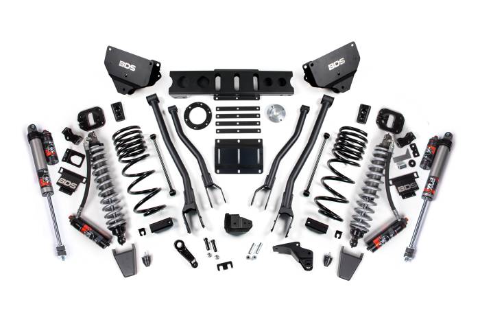 BDS Suspension - BDS Suspension Built to take abuse and ask for more, the BDS 4" 4-Link Lift Kit for RAM 2500 trucks is the ultimate upgrade for those who demand performance, strength, and full-send capability. This kit ditches the stock setup and replaces it with seri