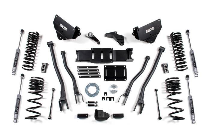 BDS Suspension - BDS Suspension Built to outperform, BDS Suspension engineered a 5.5-inch lift kit with 4-Link conversion for your 2014-2018 RAM 2500 gas powered truck that will surely impress. Designed to improve stance, performance, and capability, this kit includes