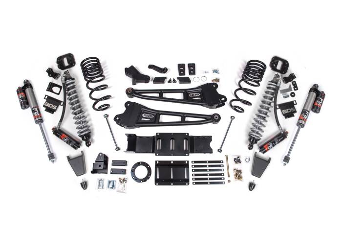 BDS Suspension - BDS Suspension Built to take abuse and ask for more, the BDS 4" Radius Arm Lift Kit for RAM 2500 trucks is the ultimate upgrade for those who demand performance, strength, and full-send capability. This kit ditches the stock setup and replaces it with