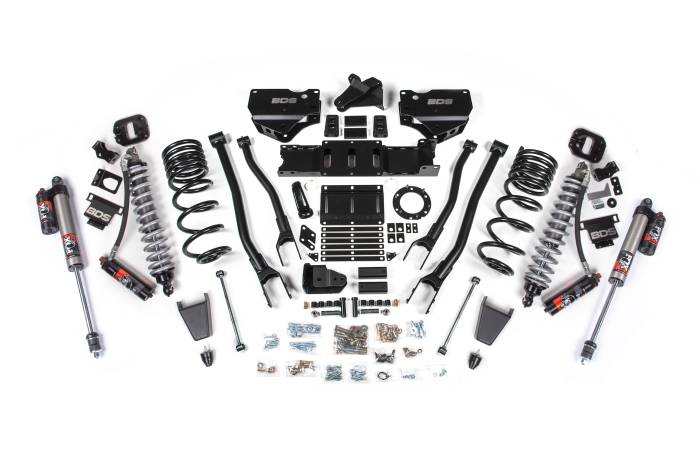 BDS Suspension - BDS Suspension Built to take abuse and ask for more, the BDS 6" 4-Link Lift Kit for RAM 2500 trucks is the ultimate upgrade for those who demand performance, strength, and full-send capability. This kit ditches the stock setup and replaces it with seri