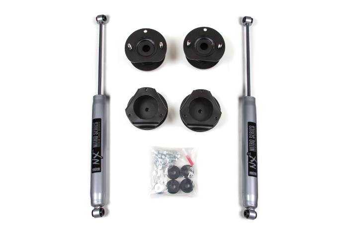 BDS Suspension - BDS Suspension Level out your 2002-2009 Chevy Trailblazer or GMC Envoy by installing this 2-inch lift kit from BDS. Specially designed for the GM SUV's, this 2" lift kit is engineered for additional tire clearance and improved performance without overe