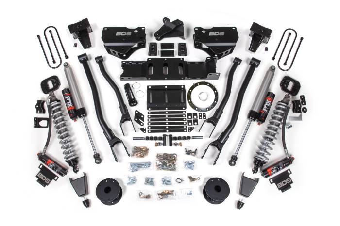 BDS Suspension - BDS Suspension  Built to take abuse and ask for more, the BDS 6" 4-Link Lift Kit for RAM 3500 trucks is the ultimate upgrade for those who demand performance, strength, and full-send capability. This kit ditches the stock setup and replaces it with ser