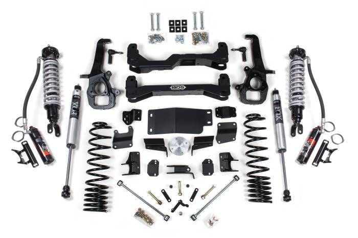 BDS Suspension - BDS Suspension Hit the trails in your 2019-2024 RAM 1500 Rebel truck after installing a 5-inch coil-over suspension lift kit featuring FOX 2.5 Performance Elite Coil-over shocks by BDS Suspension. These kits feature proprietary FOX 2.5 coil-over shocks