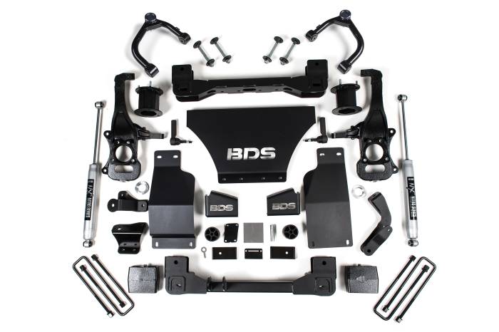 BDS Suspension - BDS Suspension Take your Chevy Trail Boss and GMC AT4 1500 truck to the next level with 4-inch suspension lift kit by BDS. Designed to improve stance, performance, and capability, this kit includes everything necessary to set your truck up right with c