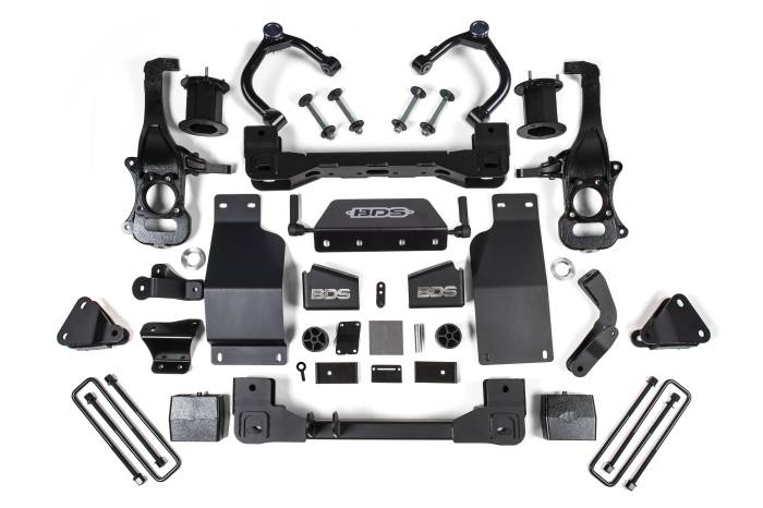 BDS Suspension - BDS Suspension Improve the look and ride of your Chevy Silverado High Country and GMC Denali 1500 trucks with a 6-inch suspension lift kit by BDS Suspension. Works with trucks equipped with Adaptive Ride Control only. Designed to improve stance, perfor