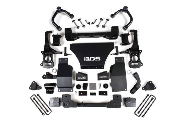BDS Suspension - BDS Suspension Improve the appearance and performance of your Chevy Silverado ZR2 and GMC AT4X 1500 trucks with a 4-inch suspension lift kit from BDS Suspension. Designed to improve stance, performance, and capability, this kit includes everything nece