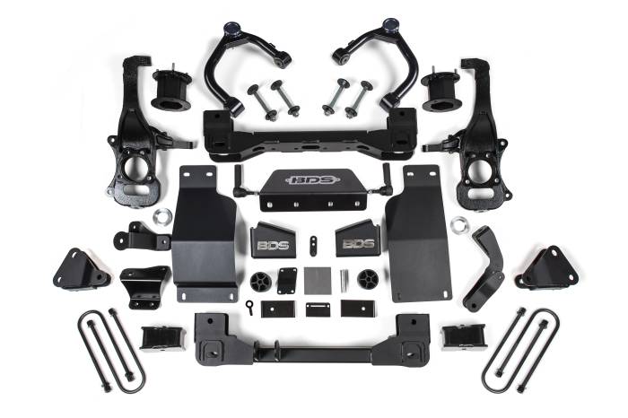 BDS Suspension - BDS Suspension Improve the appearance and performance of your Chevy Silverado ZR2 and GMC AT4X 1500 trucks equipped with the 3.0 Duramax engine. This 4-inch suspension lift kit from BDS Suspension has been designed to improve stance, performance, and c