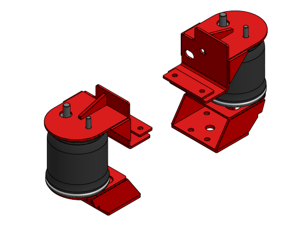 Kelderman - 1989-1993 Ram 2500/3500 4X4 2-Stage Front Air Suspension