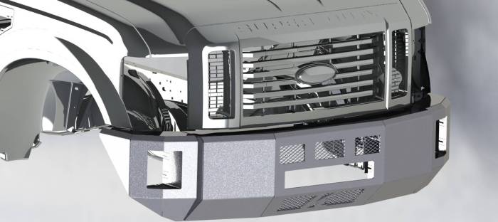 Kelderman - 2008-2010 Ford Super Duty F-250/350/450 Bravo Series Front Bumper