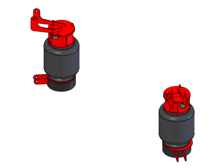 Kelderman - 2010-2013 Ram 2500 4X4 2-Stage Front Air Suspension