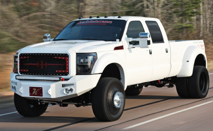 Kelderman - 2011-2016 Ford F-450 Pickup 4X4 4-6″ Front Air Suspension