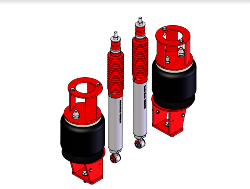 Kelderman - 2011-2016 Ford Super Duty 4X4 2-Stage Front Air Suspension