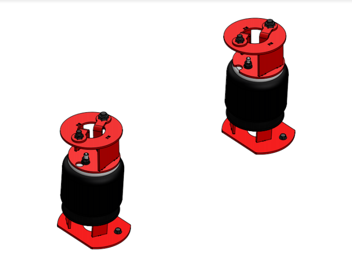 Kelderman - 2014+ Ram 2500 4X4 Rear Coil Replacement-STOCK HEIGHT