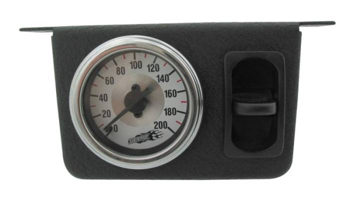 Air Lift - Air Lift Single Needle Gauge Panel With One Paddle Switch- 200 PSI - 26161