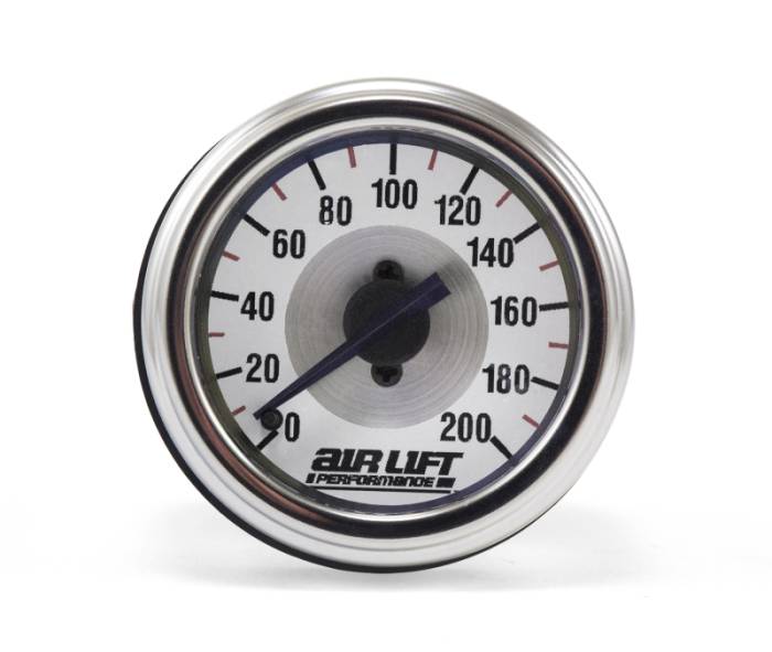 Air Lift - Air Lift Single Needle Gauge- 200 PSI - 26227