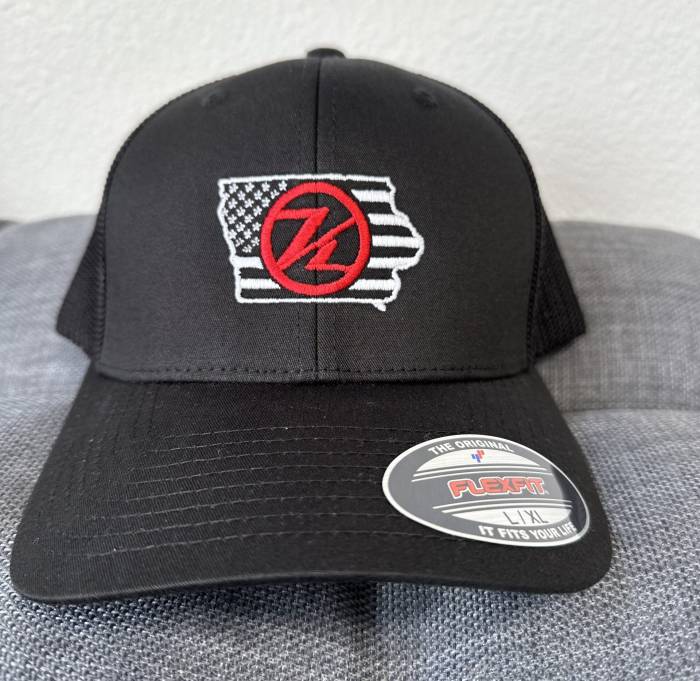 Kelderman - Emboidered Black FlexFit Hat
