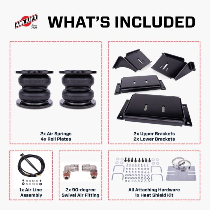 Air Lift - Air Lift LoadLifter 7500 XL Ultimate Air Spring Kit 16-25 Chevy/GMC Silverado/Sierra 3500HD - 57543