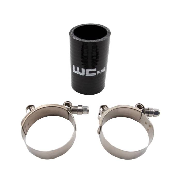 Wehrli Custom Fabrication - Wehrli 1.75" ID x 3.5" Long Silicone Boot and Clamp Kit