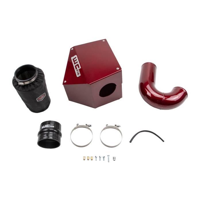 Wehrli Custom Fabrication - Wehrli 1998.5-2002 5.9L Cummins 4" Cold Air Intake Kit with Air Box