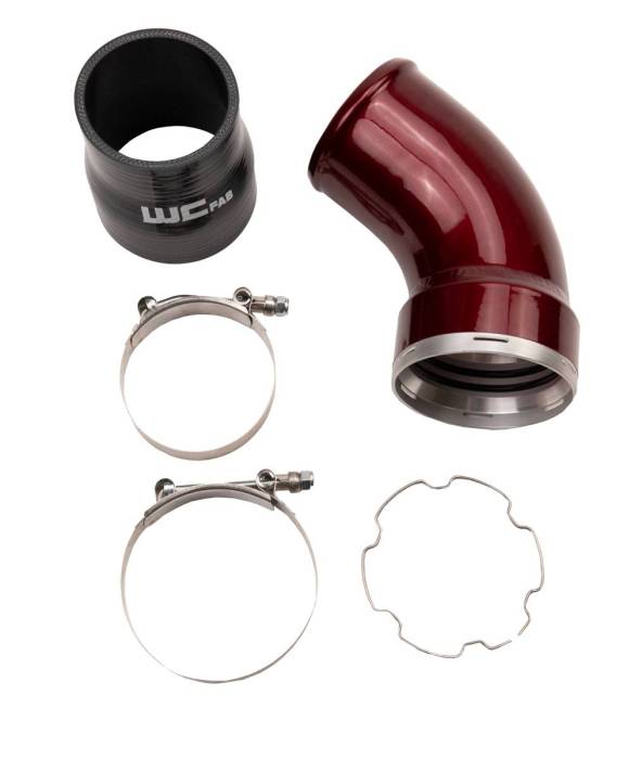 Wehrli Custom Fabrication - Wehrli 2006-2010 LBZ/LMM Duramax Passenger Side Intercooler Outlet Elbow Kit
