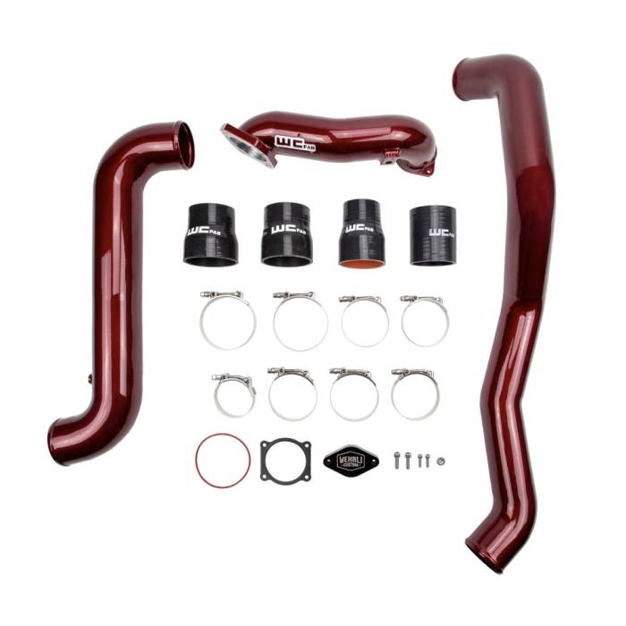 Wehrli Custom Fabrication - Wehrli 2011-2016 LML Duramax High Flow Intercooler Pipe Kit