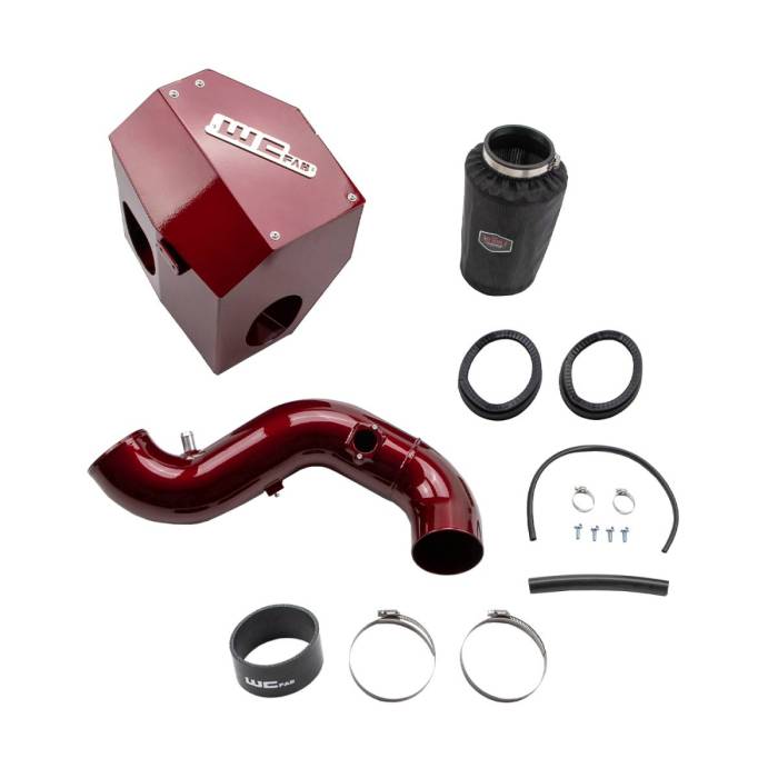 Wehrli Custom Fabrication - Wehrli 2013-2018 6.7L Cummins 4" Cold Air Intake Kit with Air Box