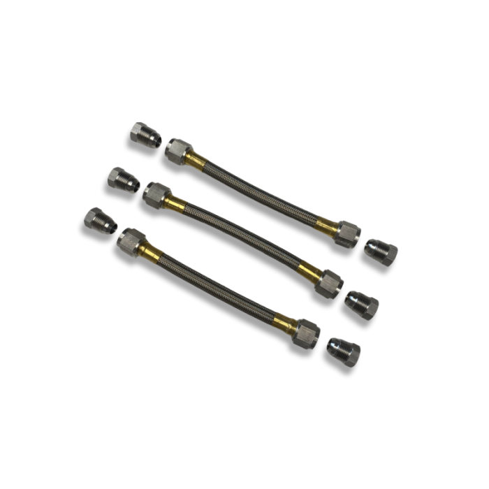 Dirty Hooker Diesel - DHD 125-506 Allison Weld-it-Yourself Braided Stainless 5-Speed Trans Line Repair Kit