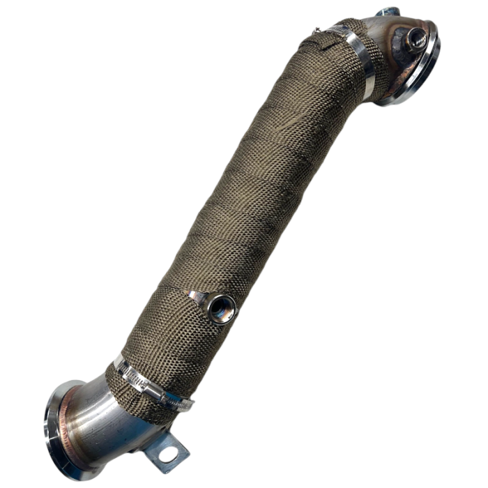 Dirty Hooker Diesel - DHD 300-327 3" Stainless Tube V-Band LML Duramax Downpipe 2011-2015