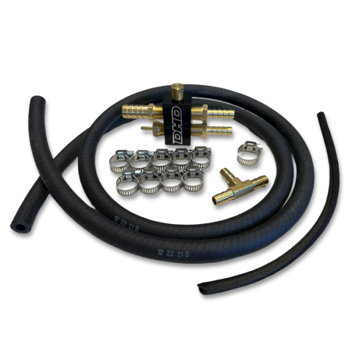 Dirty Hooker Diesel - DHD 700-125B Black Standard Flow Duramax Fuel Block Upgrade Kit LLY LBZ LMM