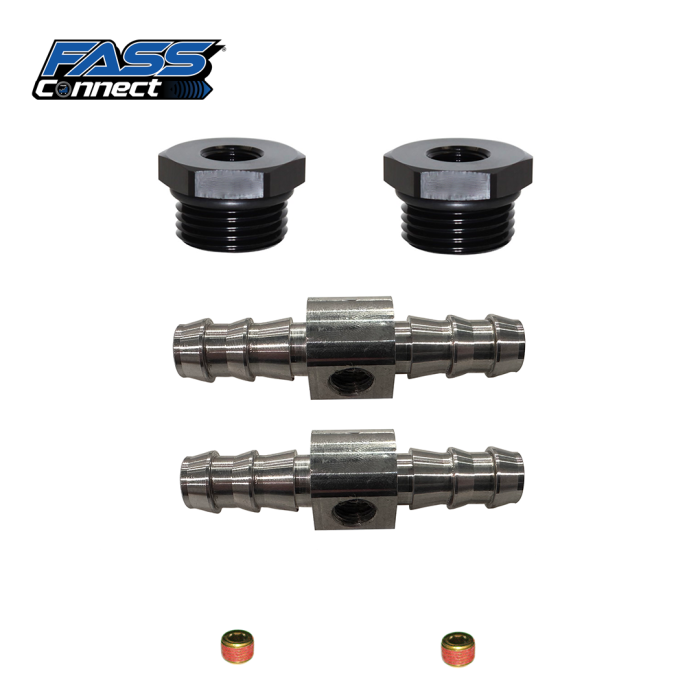FASS Fuel Systems - FASS FASS Connect Drop-In Series Pressure/Temperature Sensor Adapter Fitting Kit