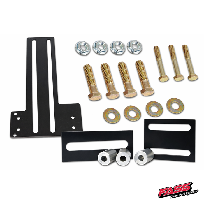 FASS Fuel Systems - FASS No Drill Bracket Kit for 94-12 Dodge/RAM and 01-12 GM/Chevy