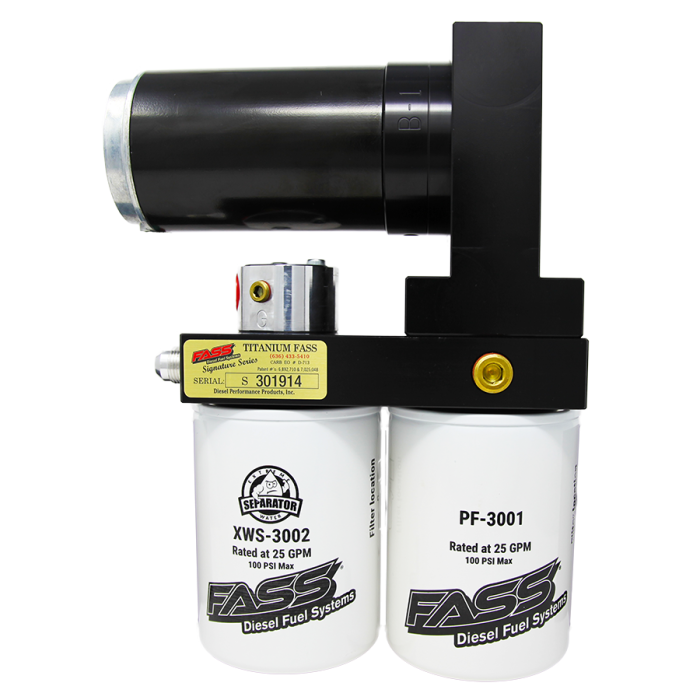 FASS Fuel Systems - FASS FASS TSF17250F220G Titanium Signature Series Diesel Fuel System 250F 220GPH@55PSI Ford Powerstroke 6.7L 2011