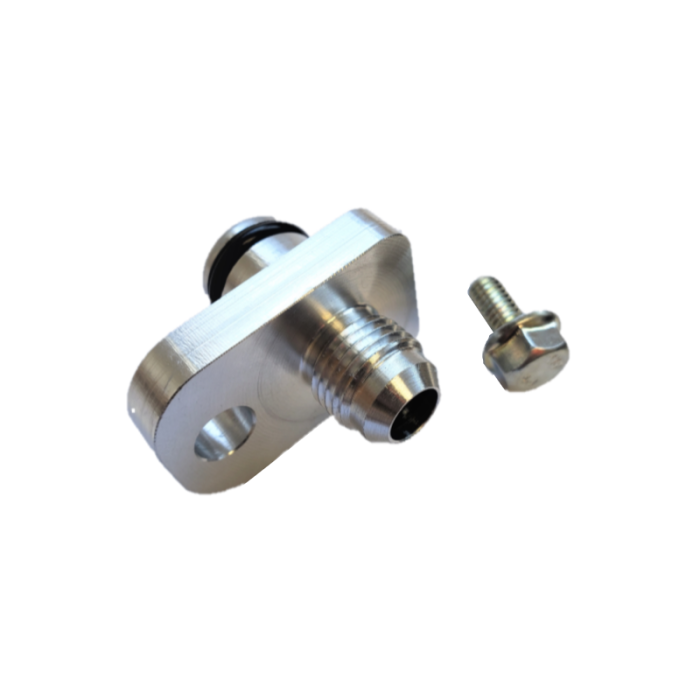 Dirty Hooker Diesel - DHD LML Duramax PCV Front Cover AN Oil Return Fitting 2011-2016 - 007-0299