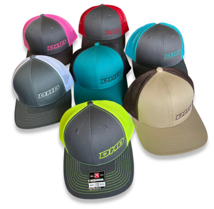 Dirty Hooker Diesel - DHD DHD Offset Logo Trucker Hat - 061-098