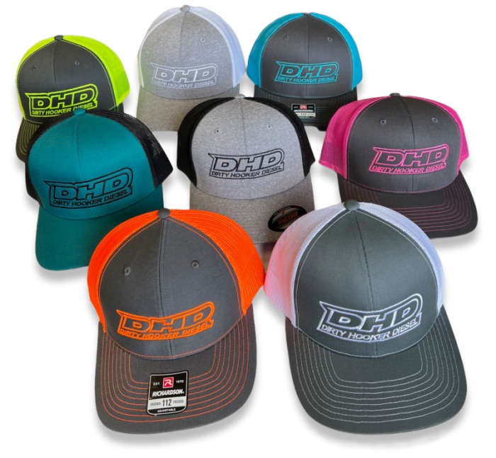 Dirty Hooker Diesel - DHD DHD Center Logo Trucker Hat - 061-099
