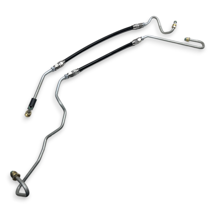 Dirty Hooker Diesel - DHD Coated GM Duramax Power Steering Line Upgrade Kit 2001-2010 - 600-540C