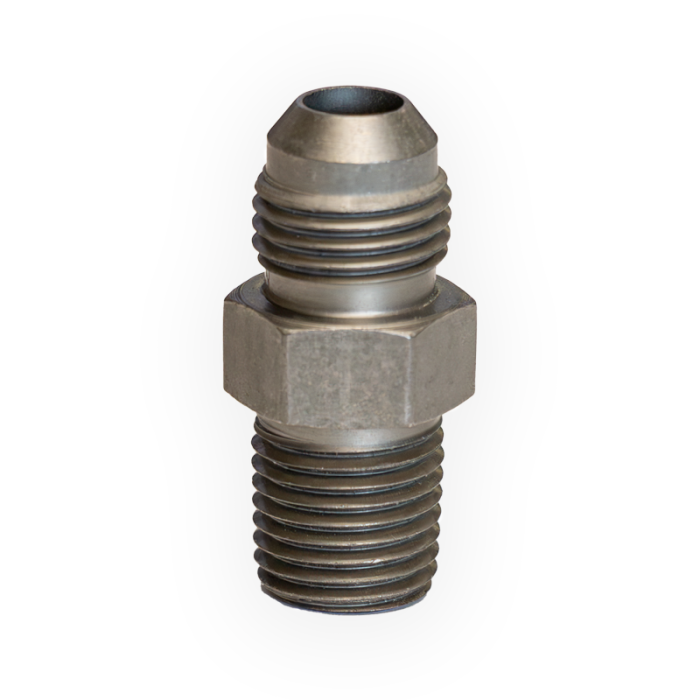 Dirty Hooker Diesel - DHD 009-614NPT 6AN-1/4NPT Borg Warner Turbo Oil Feed Fitting - 6FTX-S