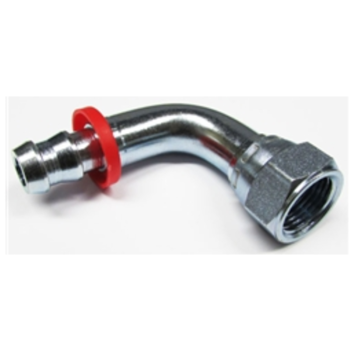 PureFlow AirDog - AirDog 8 Female JIC to 1/2" Push-Lock Sweep 90° Fitting - 4A-2-03-08-08-SL