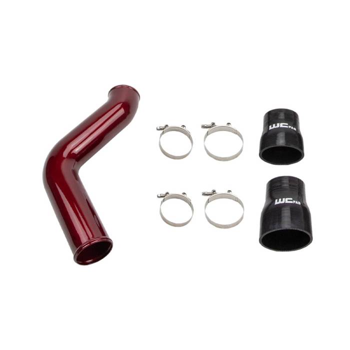 Wehrli Custom Fabrication - WCFab 2019-2024 6.7L Cummins Passenger (Hot) Side 3.5" Intercooler Pipe Kit - WCF100204