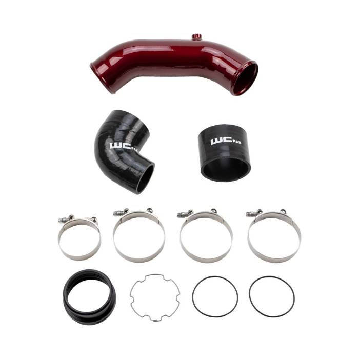 Wehrli Custom Fabrication - WCFab 2017-2026 Ford 6.7L Powerstroke 3.5" Cold Side Intercooler Pipe Kit - WCF100295