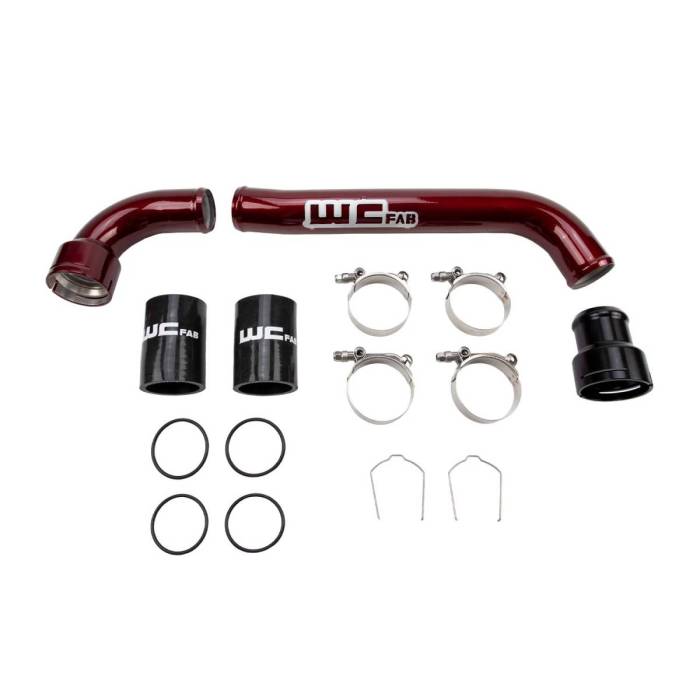 Wehrli Custom Fabrication - WCFab 2017-2025 6.7L Powerstroke Upper Coolant Pipe Kit - WCF100311