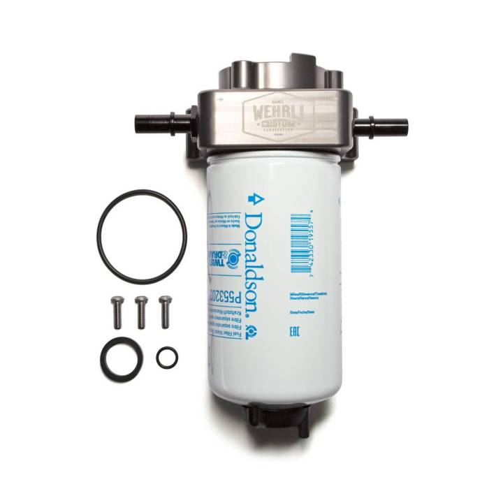 Wehrli Custom Fabrication - WCFab 2020-2026 Short Bed L5P Duramax Fuel Filter Housing Kit - WCF100362