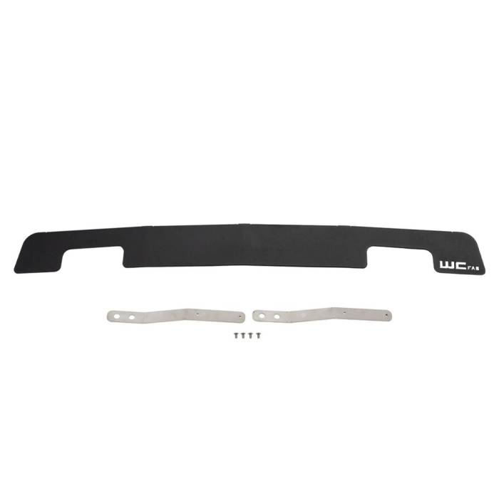Wehrli Custom Fabrication - WCFab 2011-2014 Chevrolet Silverado 2500/3500HD Lower Valance Filler Panel with Tow Hook Cutouts - WCF100368
