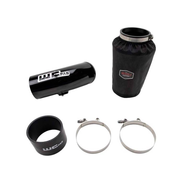 Wehrli Custom Fabrication - WCFab Cummins High Mount 2nd Gen Swap 4" Intake Kit - WCF100440