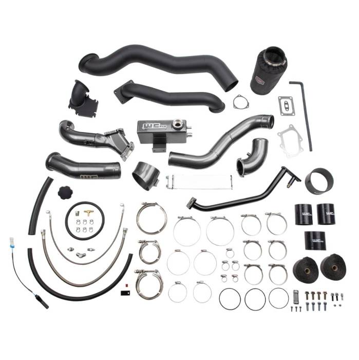 Wehrli Custom Fabrication - WCFab 2001-2004 LB7 Duramax S400/Stock Twin (Compound) Turbo Kit - WCF100570