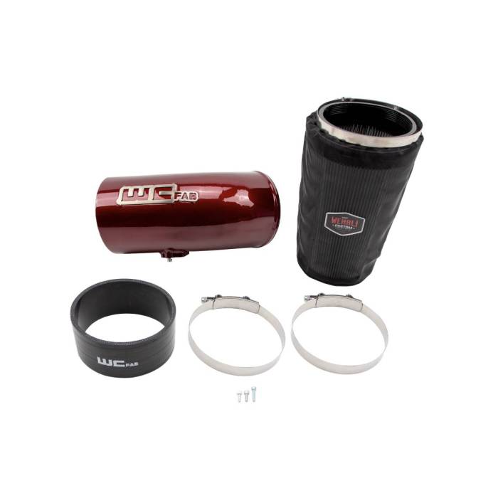 Wehrli Custom Fabrication - WCFab Cummins High Mount 2nd Gen Swap 5" Intake Kit - WCF100827