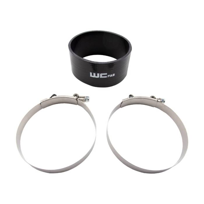 Wehrli Custom Fabrication - WCFab 5" ID x 2.5" Long Silicone Boot and Clamp Kit - WCF207-101