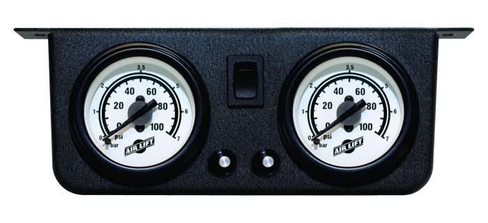 Air Lift - Air Lift Dual Gauge Panel Assembly for Kit 25812 - 26159